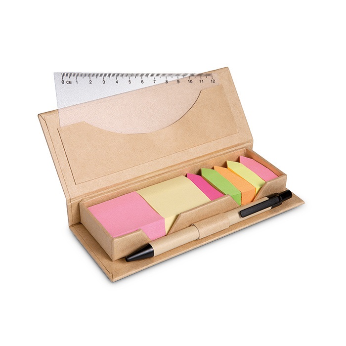 Memo set with pen | Eco promotional gift